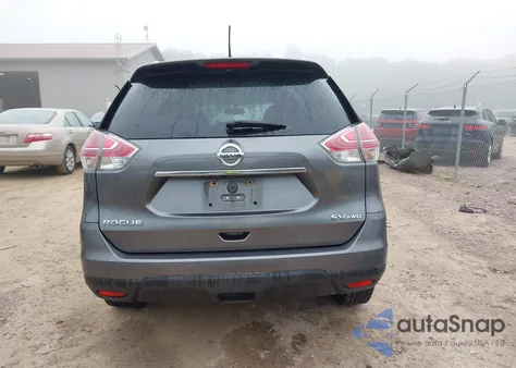 2016 Nissan Rogue Sv z USA, uszkodzony, nr VIN 5N1AT2MV5GC797945